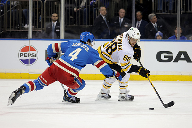 Tušil jsem, že budu nahrávač, řekl Pastrňák po další metě. Vládne napříč celou NHL