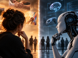 Kde lidé dělají čáru mezi člověkem a umělou inteligencí? Tato studie to ukazuje